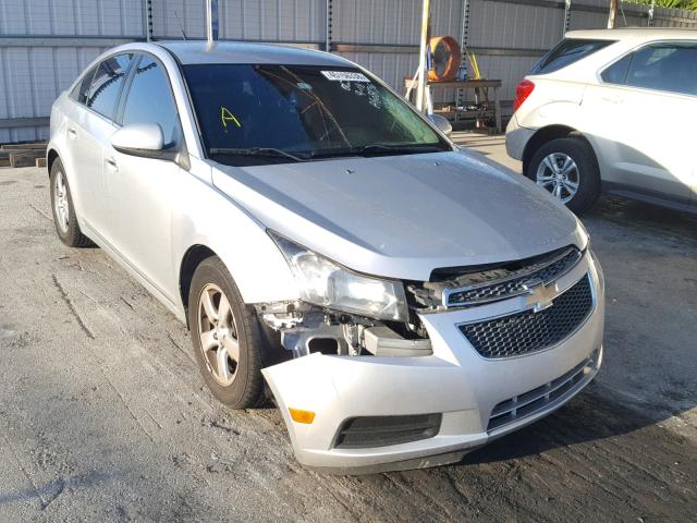 1G1PC5SB1E7107163 - 2014 CHEVROLET CRUZE LT SILVER photo 1