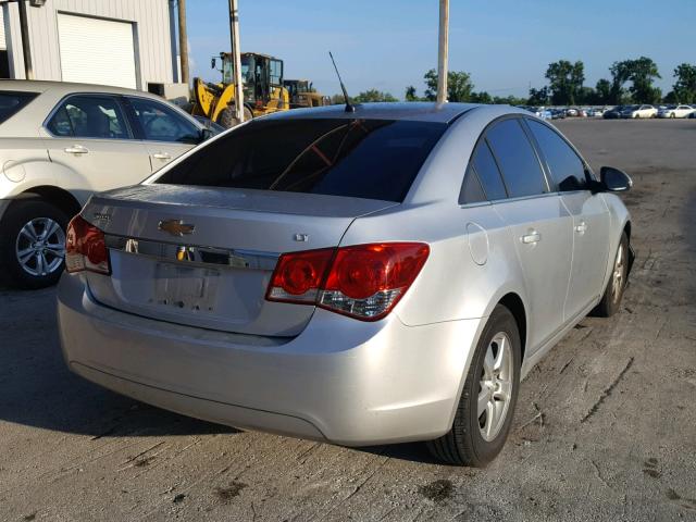 1G1PC5SB1E7107163 - 2014 CHEVROLET CRUZE LT SILVER photo 4