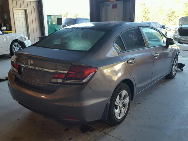 19XFB2F51DE226189 - 2013 HONDA CIVIC GRAY photo 4