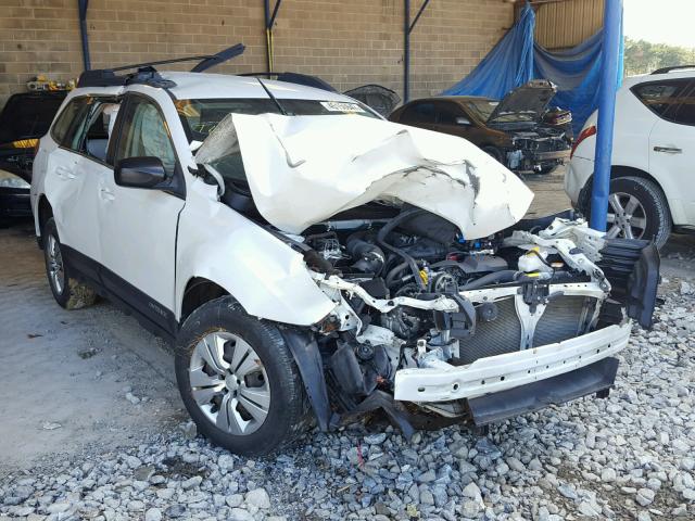 4S4BRCAC7D3311109 - 2013 SUBARU OUTBACK WHITE photo 1