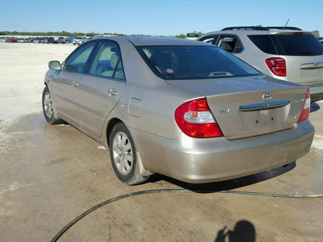 4T1BF32K53U048559 - 2003 TOYOTA CAMRY LE GOLD photo 3