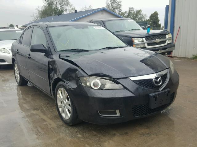 JM1BK12F371726854 - 2007 MAZDA 3 I BLACK photo 1