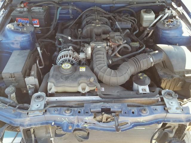 1ZVFT80N175366488 - 2007 FORD MUSTANG BLUE photo 7