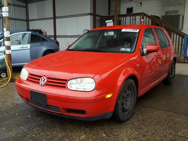 9BWFL61JX54022489 - 2005 VOLKSWAGEN GOLF GL RED photo 2