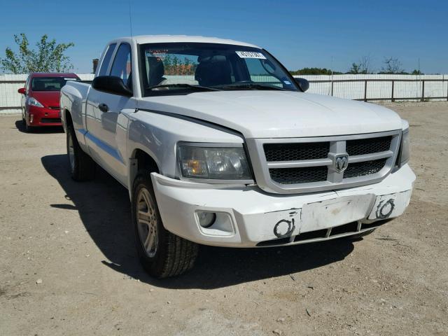 1D7RE3BK3BS661978 - 2011 DODGE DAKOTA SLT WHITE photo 1