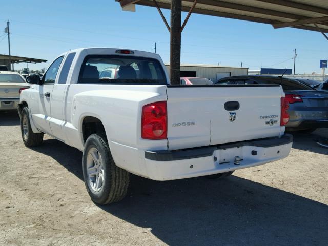 1D7RE3BK3BS661978 - 2011 DODGE DAKOTA SLT WHITE photo 3