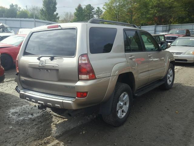 JTEBU14R850062499 - 2005 TOYOTA 4RUNNER SR TAN photo 4