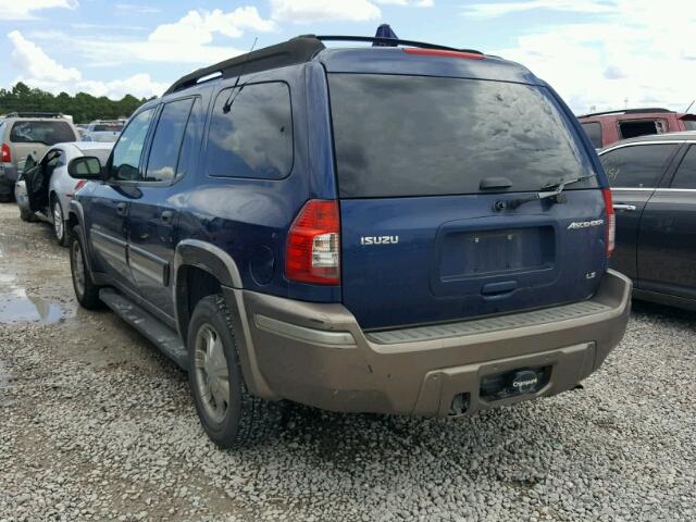4NUES16S432100386 - 2003 ISUZU ASCENDER S 蓝色 照片 3
