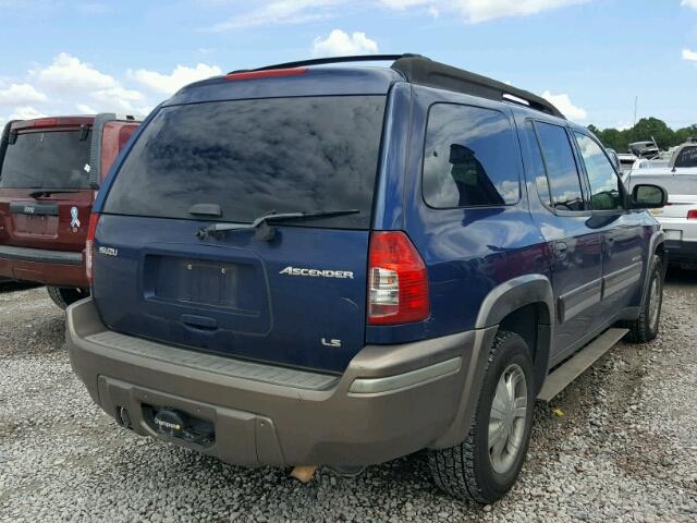 4NUES16S432100386 - 2003 ISUZU ASCENDER S 蓝色 照片 4