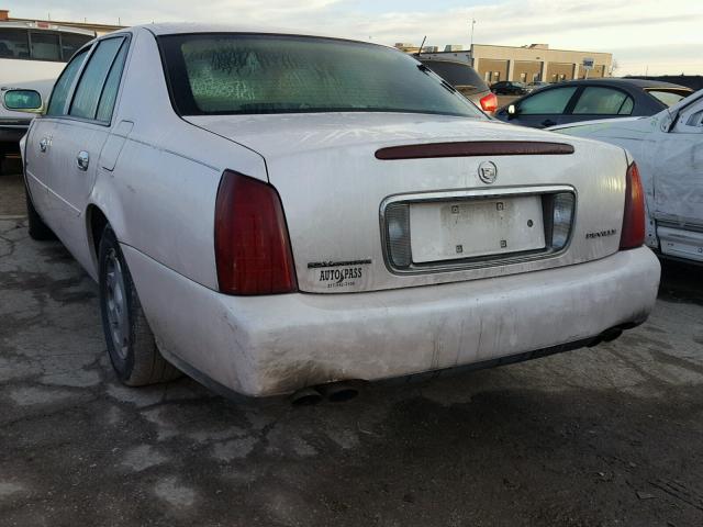 1G6KD54Y13U188800 - 2003 CADILLAC DEVILLE WHITE photo 3