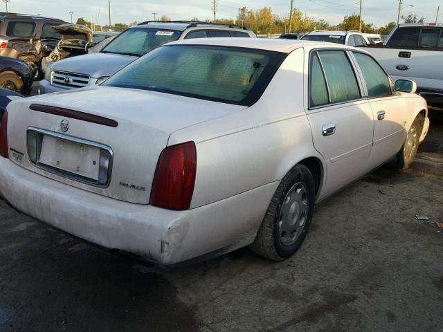 1G6KD54Y13U188800 - 2003 CADILLAC DEVILLE WHITE photo 4