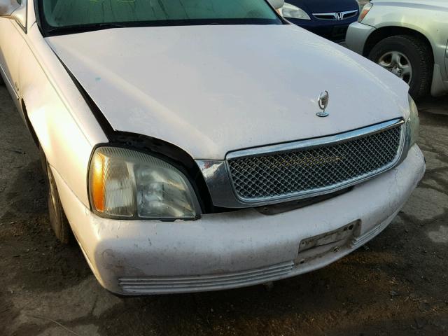 1G6KD54Y13U188800 - 2003 CADILLAC DEVILLE WHITE photo 9