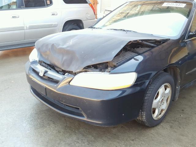 1HGCG1650YA031595 - 2000 HONDA ACCORD BLACK photo 9