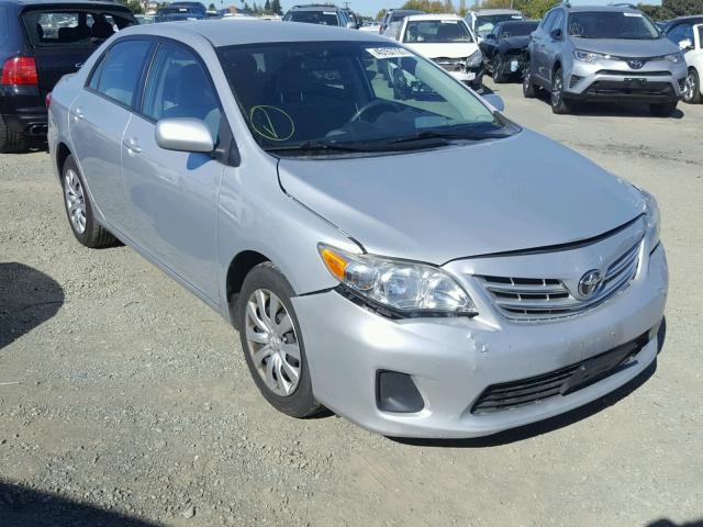 5YFBU4EE5DP129954 - 2013 TOYOTA COROLLA BA SILVER photo 1