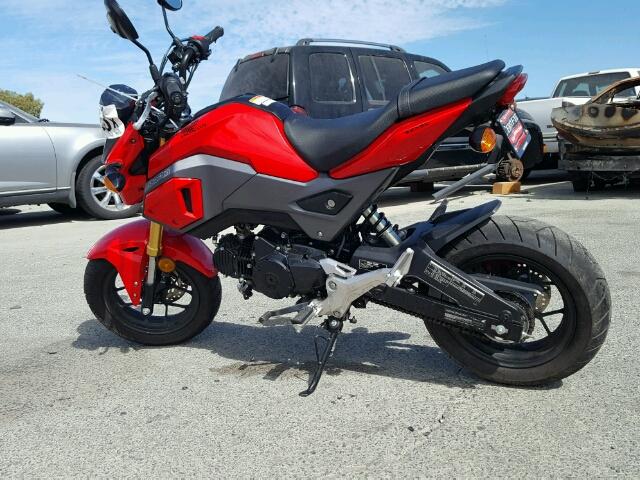 MLHJC6117H5201928 - 2017 HONDA GROM 125 RED photo 3