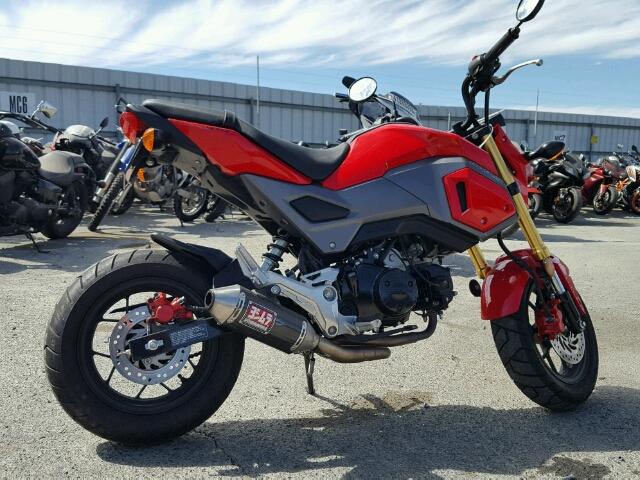 MLHJC6117H5201928 - 2017 HONDA GROM 125 RED photo 4