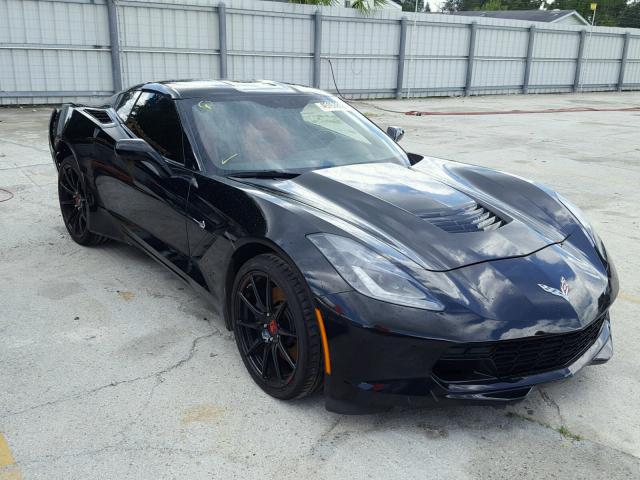 1G1YJ2D71F5108084 - 2015 CHEVROLET CORVETTE S BLACK photo 1