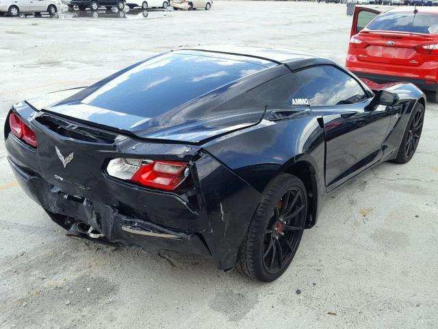 1G1YJ2D71F5108084 - 2015 CHEVROLET CORVETTE S BLACK photo 4