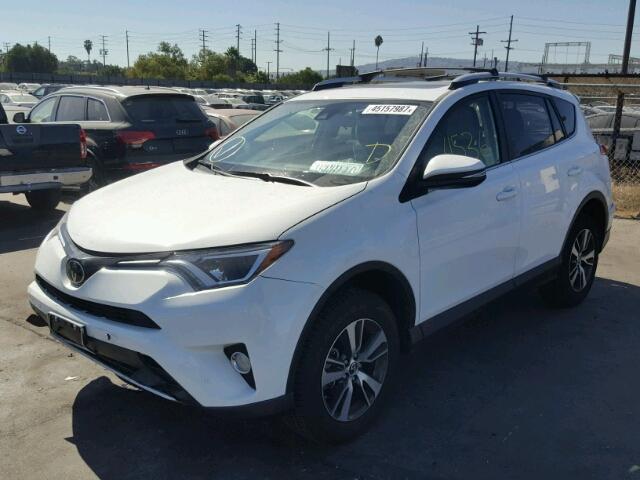 JTMWFREV2GJ073943 - 2016 TOYOTA RAV4 XLE WHITE photo 2