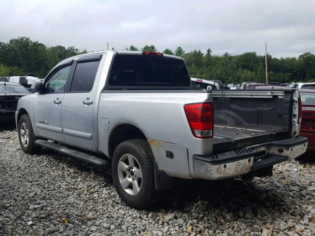 1N6AA07B17N214823 - 2007 NISSAN TITAN XE GRAY photo 3