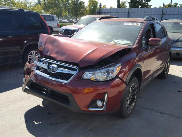 JF2GPALC1G8222713 - 2016 SUBARU CROSSTREK RED photo 2