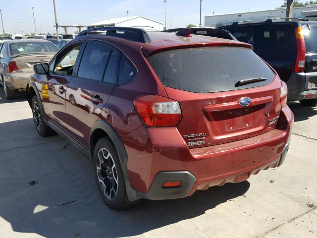 JF2GPALC1G8222713 - 2016 SUBARU CROSSTREK RED photo 3