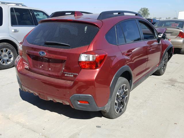 JF2GPALC1G8222713 - 2016 SUBARU CROSSTREK RED photo 4