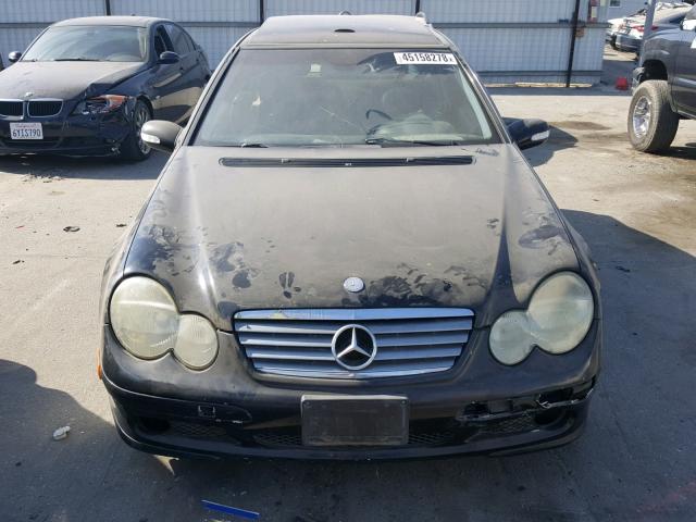 WDBRN64J23A480229 - 2003 MERCEDES-BENZ C 320 SPOR BLACK photo 9