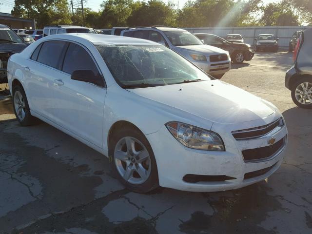 1G1ZB5E14BF121137 - 2011 CHEVROLET MALIBU LS WHITE photo 1