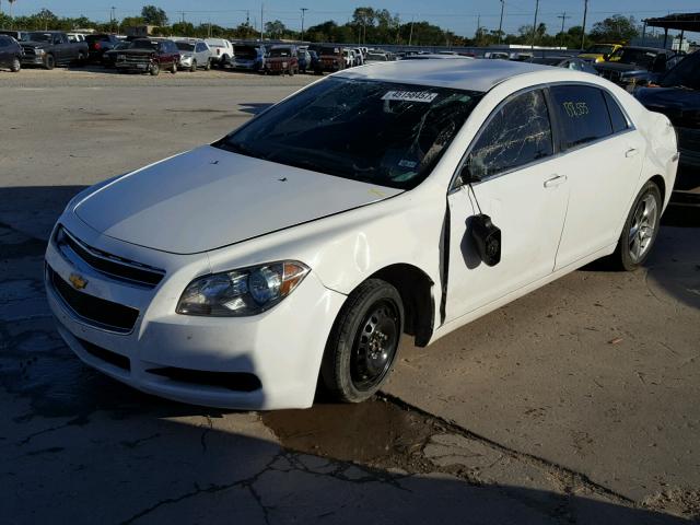 1G1ZB5E14BF121137 - 2011 CHEVROLET MALIBU LS WHITE photo 2