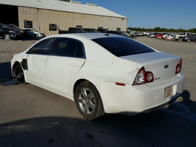 1G1ZB5E14BF121137 - 2011 CHEVROLET MALIBU LS WHITE photo 3