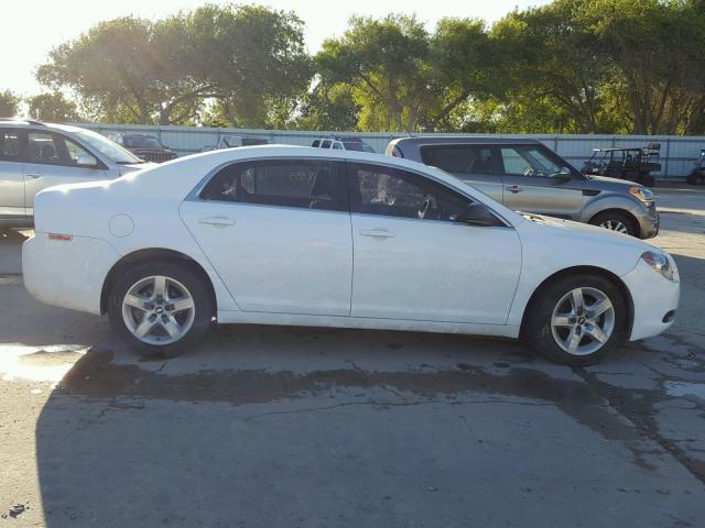 1G1ZB5E14BF121137 - 2011 CHEVROLET MALIBU LS WHITE photo 9