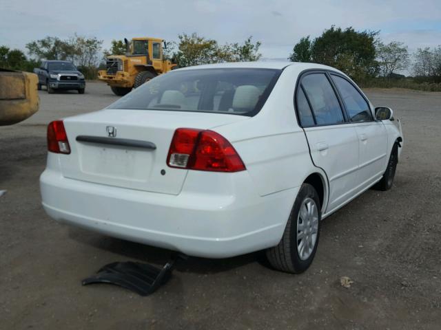 2HGES16674H550168 - 2004 HONDA CIVIC LX WHITE photo 5