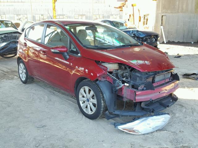 3FADP4EJ5DM223889 - 2013 FORD FIESTA RED photo 1