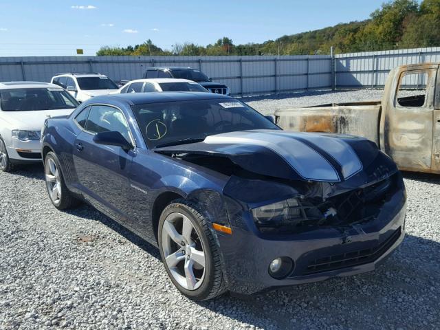 2G1FC1EV7A9190617 - 2010 CHEVROLET CAMARO BLUE photo 1