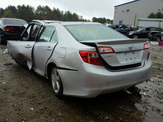 4T1BF1FK7CU015965 - 2012 TOYOTA CAMRY BASE SILVER photo 3