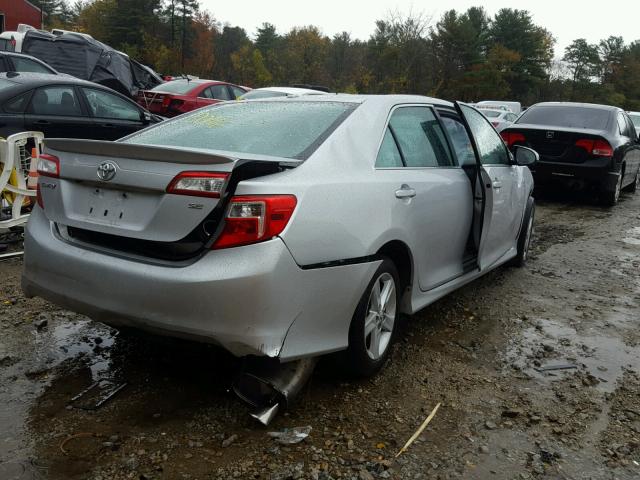 4T1BF1FK7CU015965 - 2012 TOYOTA CAMRY BASE SILVER photo 4