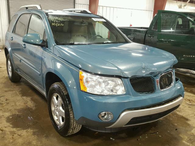 2CKDL33F686018525 - 2008 PONTIAC TORRENT TURQUOISE photo 1