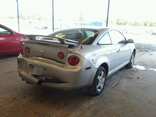 1G1AK15F167830111 - 2006 CHEVROLET COBALT SILVER photo 4