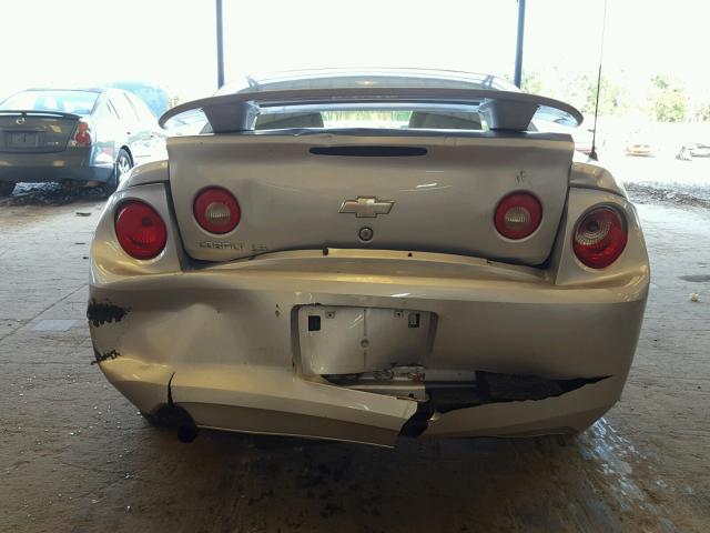 1G1AK15F167830111 - 2006 CHEVROLET COBALT SILVER photo 9