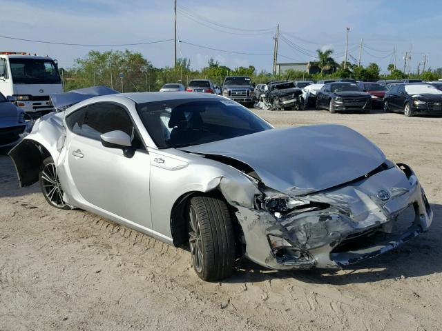 JF1ZNAA16D1722004 - 2013 TOYOTA SCION FR-S GRAY photo 1