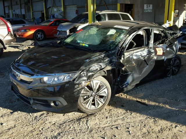19XFC1F71GE020755 - 2016 HONDA CIVIC EXL BLACK photo 2