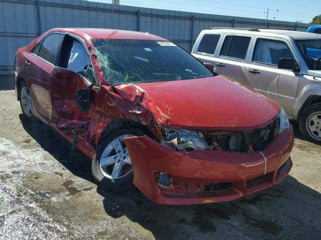 4T1BF1FK4EU833706 - 2014 TOYOTA CAMRY L RED photo 1