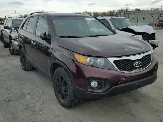 5XYKT3A64CG249243 - 2012 KIA SORENTO BA BURGUNDY photo 1