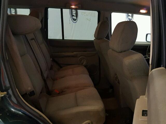 1J8HG48N76C141556 - 2006 JEEP COMMANDER GREEN photo 6