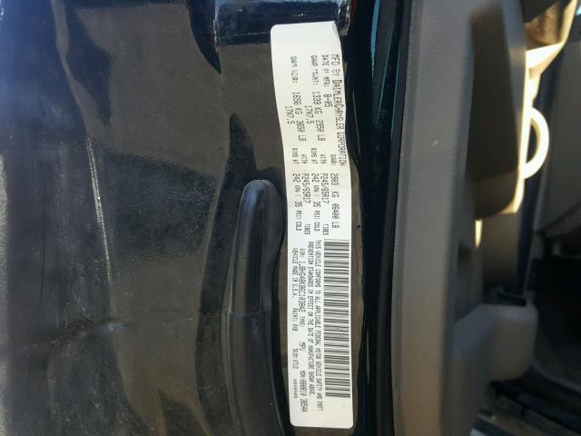 1J8HG48K86C103842 - 2006 JEEP COMMANDER 黑色 照片 10