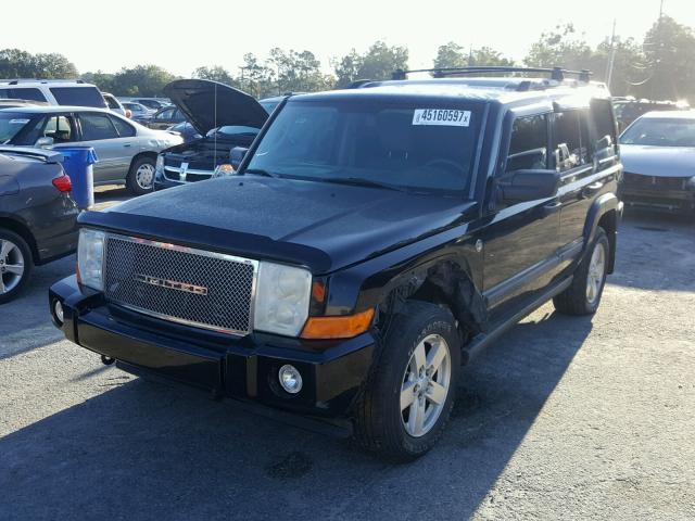 1J8HG48K86C103842 - 2006 JEEP COMMANDER 黑色 照片 2