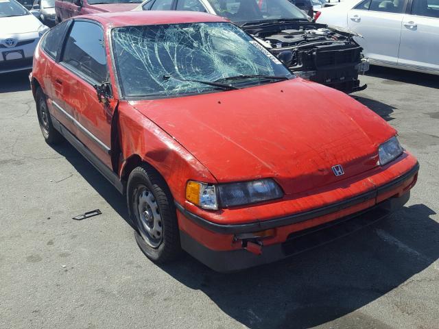 JHMED845XJS020100 - 1988 HONDA CIVIC CRX RED photo 1