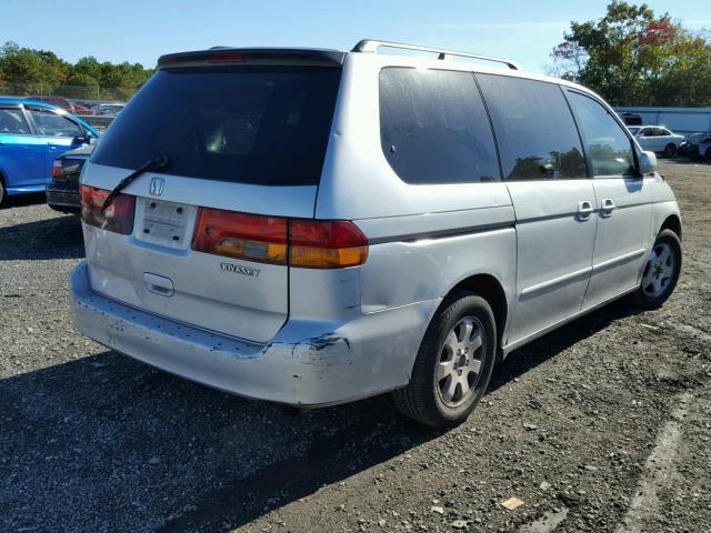 5FNRL18084B019444 - 2004 HONDA ODYSSEY EX SILVER photo 4