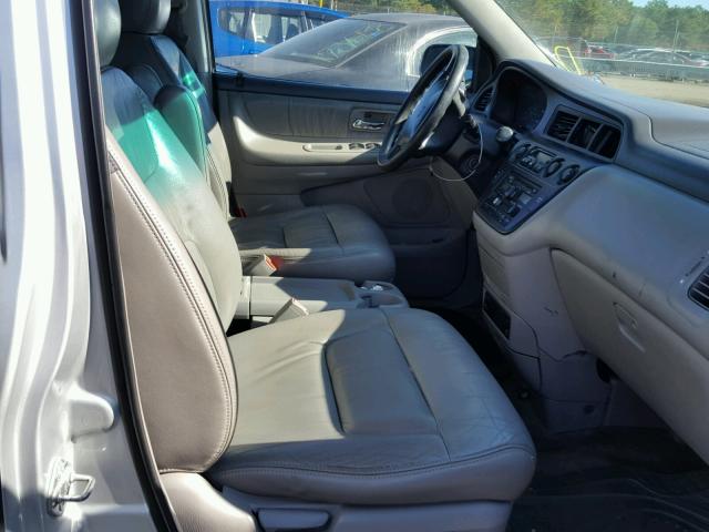 5FNRL18084B019444 - 2004 HONDA ODYSSEY EX SILVER photo 5